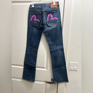 Women’s Evisu Jeans, Size 28